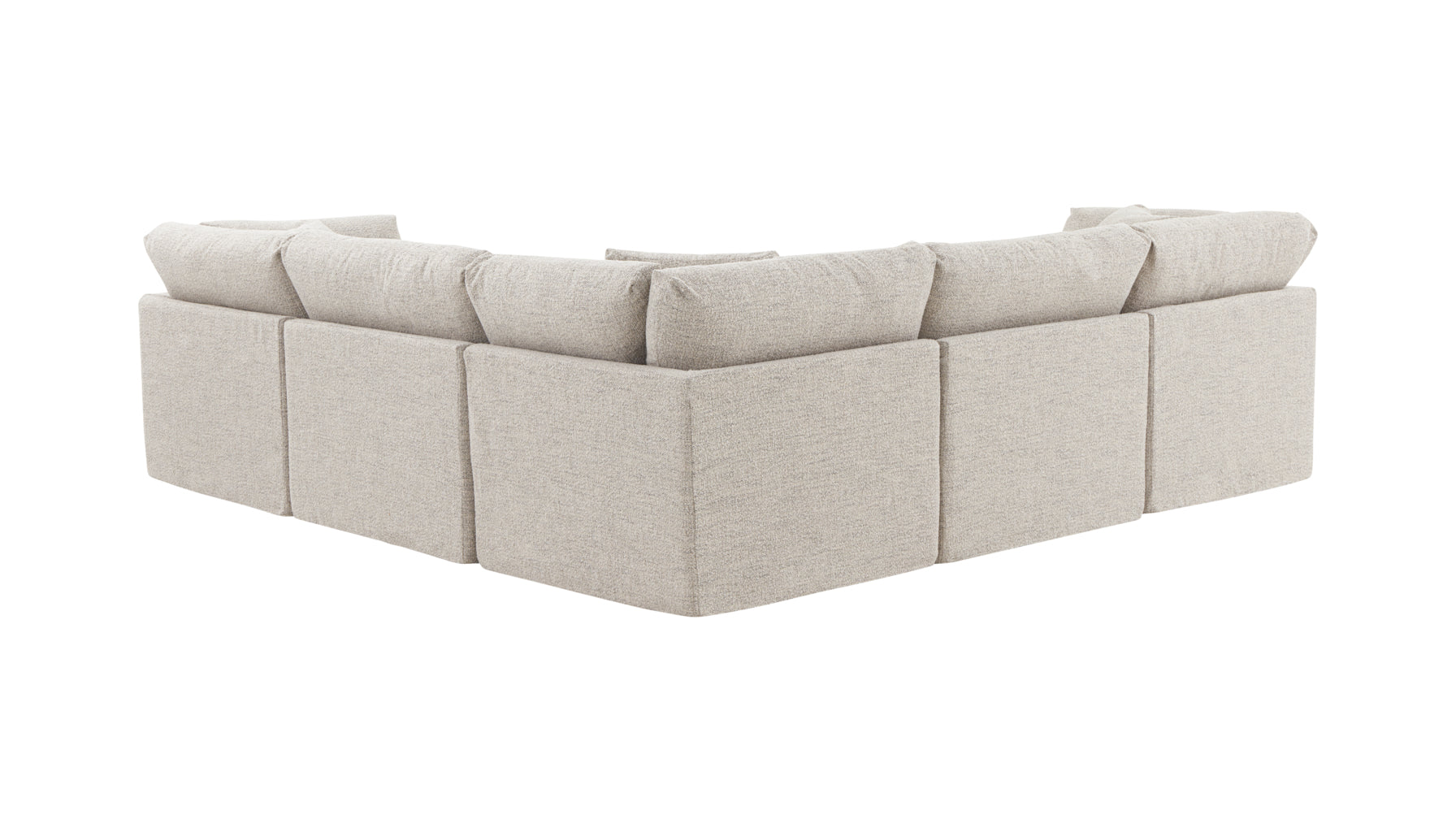 Get Together™ 5-Piece Modular Sectional Closed, Standard, Oatmeal - Image 6