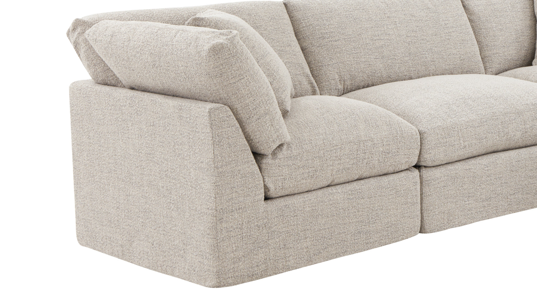 Get Together™ 5-Piece Modular Sectional Closed, Standard, Oatmeal - Image 7
