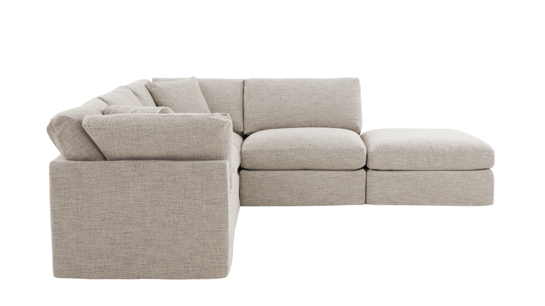 Get Together™ 5-Piece Modular Sectional, Standard, Oatmeal - Image 5