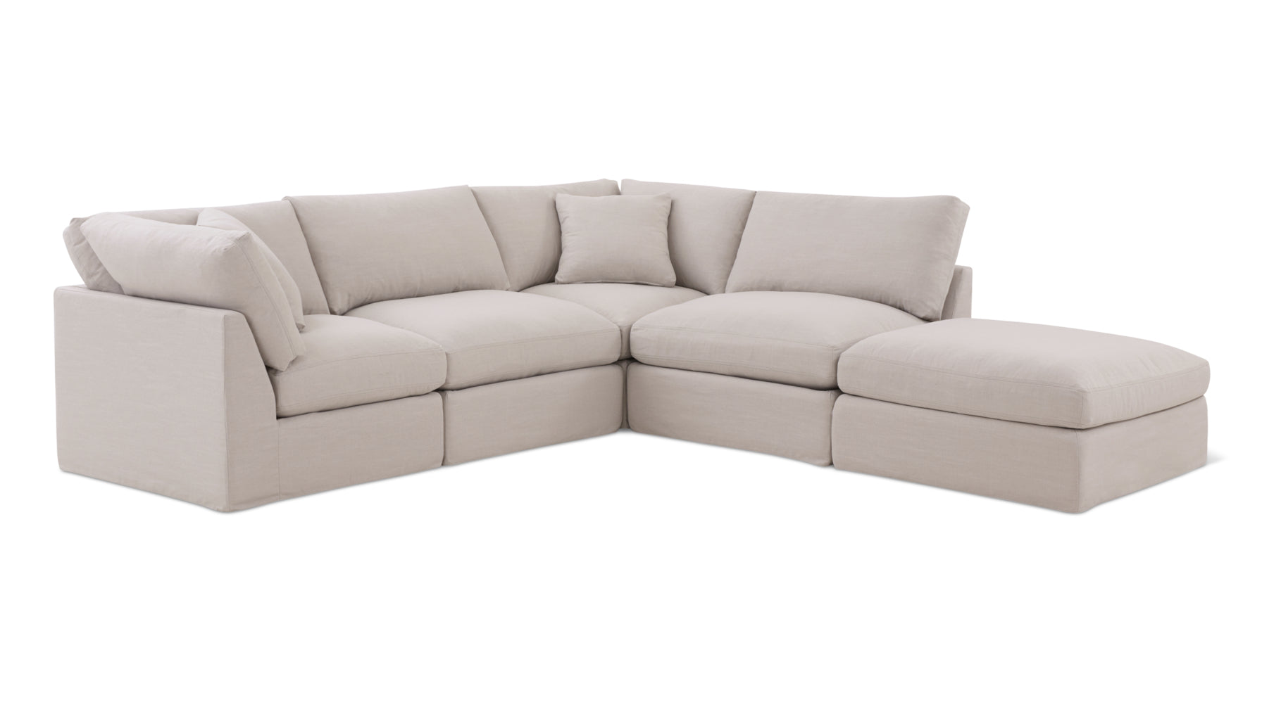 Get Together™ 5-Piece Modular Sectional, Standard, Clay - Image 5