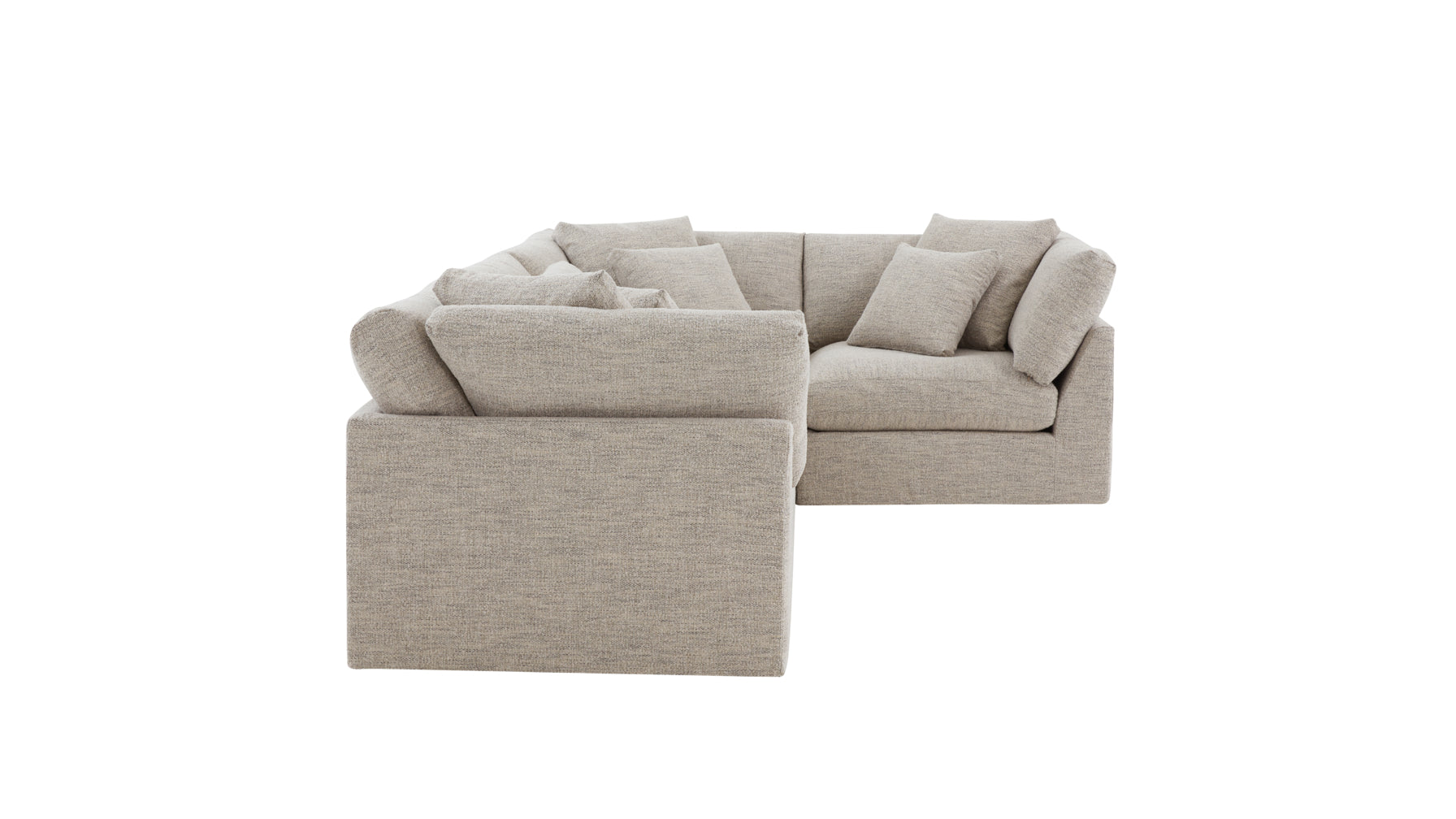 Get Together™ 4-Piece Modular Sectional Closed, Large, Oatmeal - Image 5