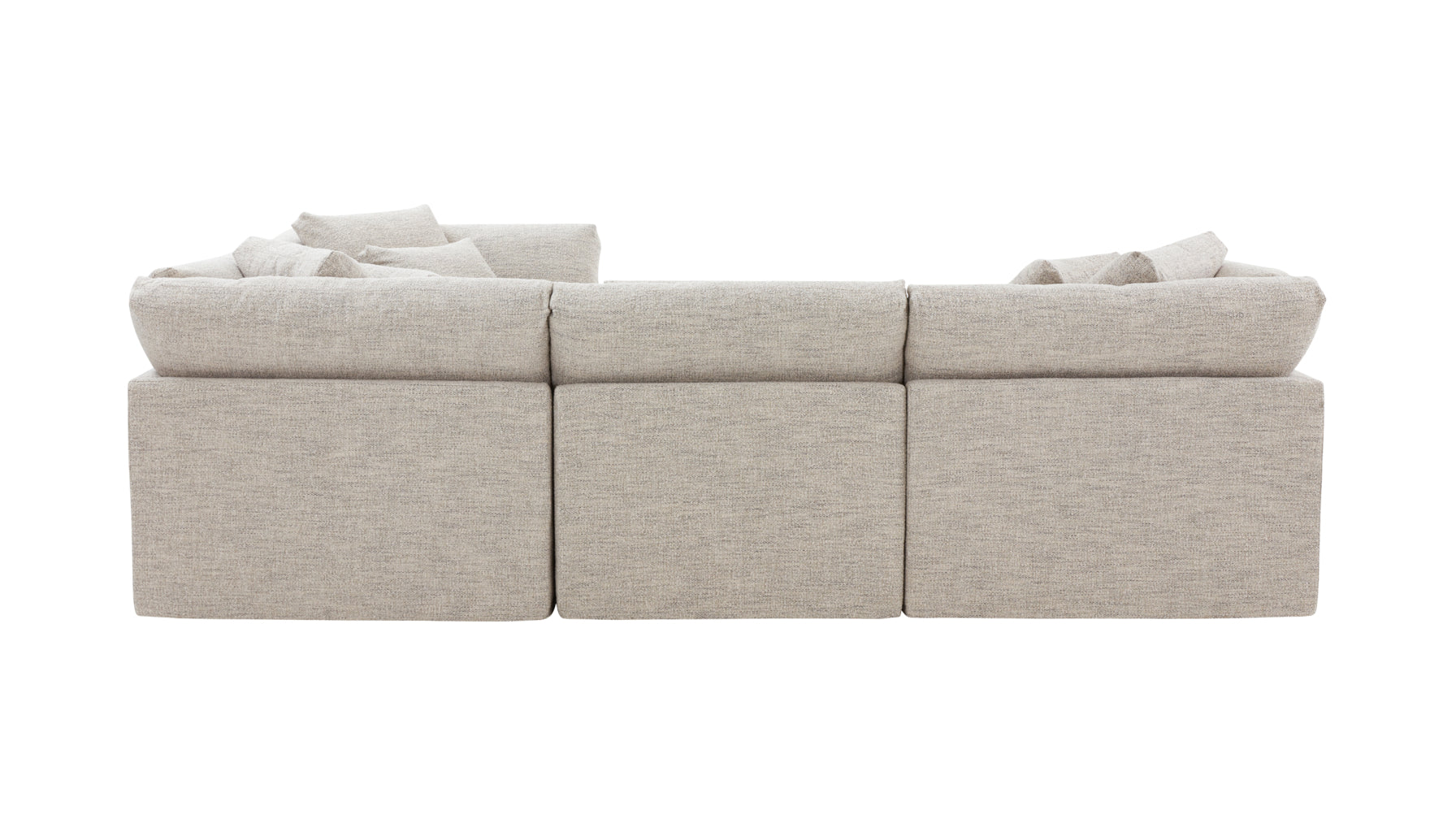 Get Together™ 4-Piece Modular Sectional Closed, Large, Oatmeal - Image 6