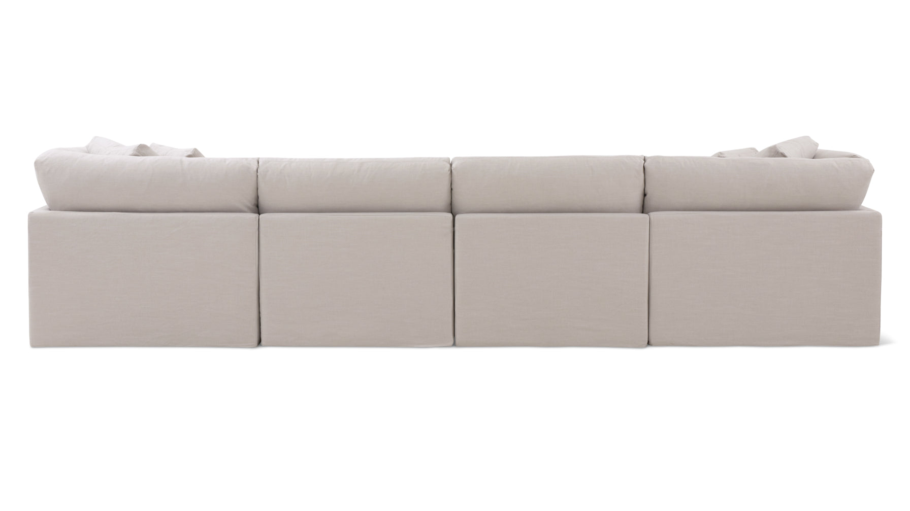 Get Together™ 6-Piece Modular U-Shaped Sectional, Large, Clay - Image 7