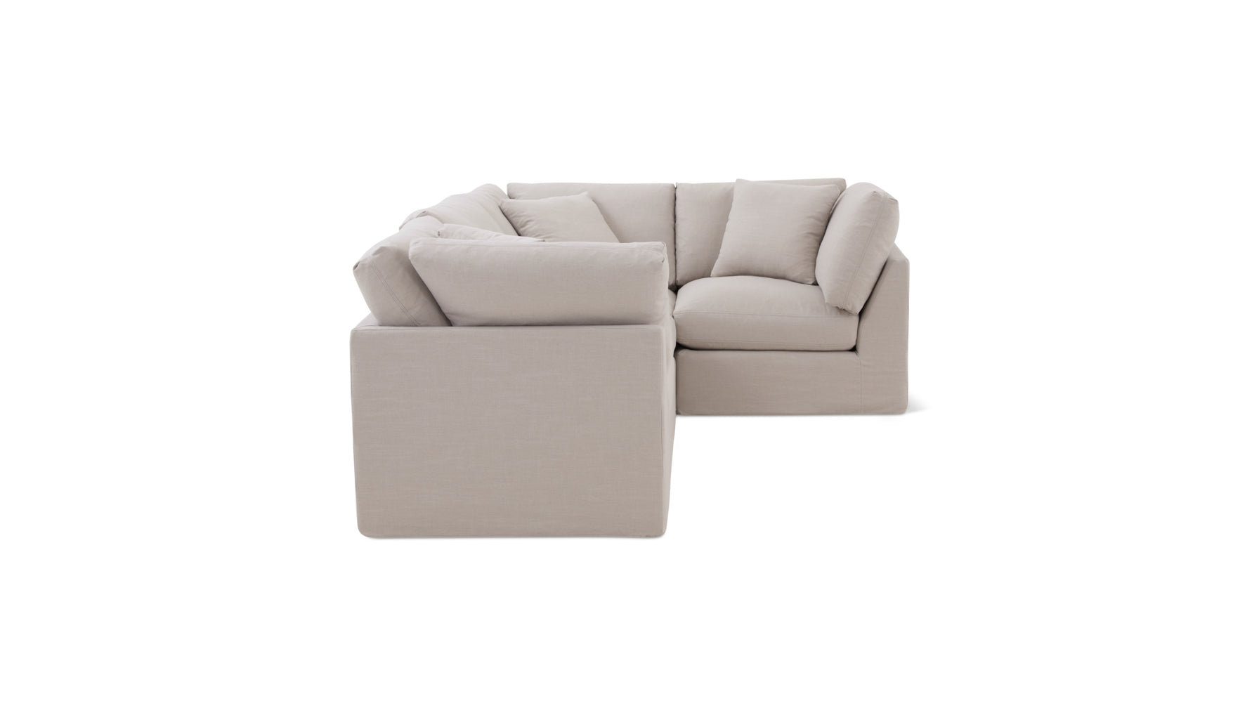 Get Together™ 4-Piece Modular Sectional Closed, Standard, Clay - Image 5