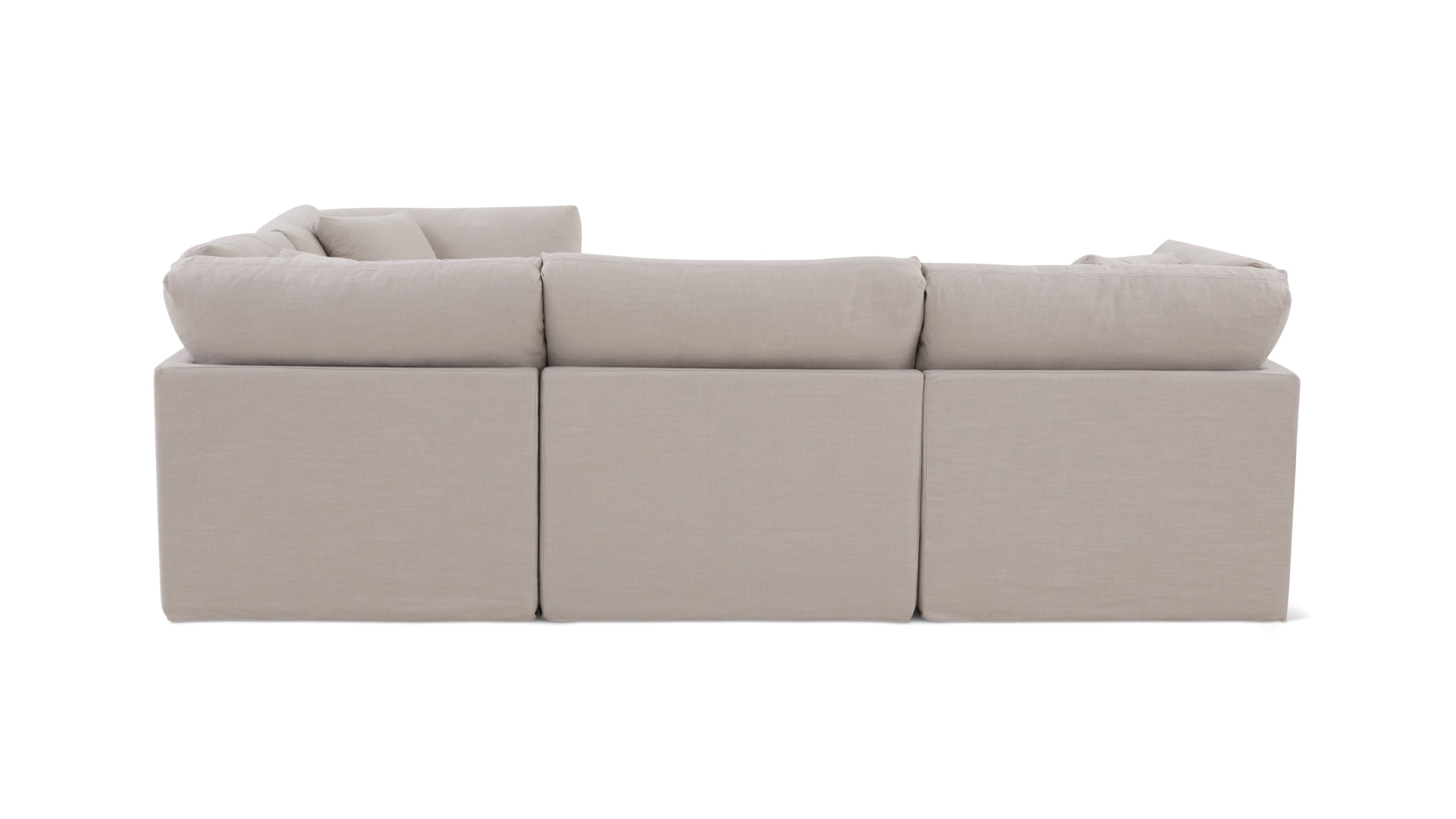 Get Together™ 4-Piece Modular Sectional Closed, Standard, Clay - Image 6
