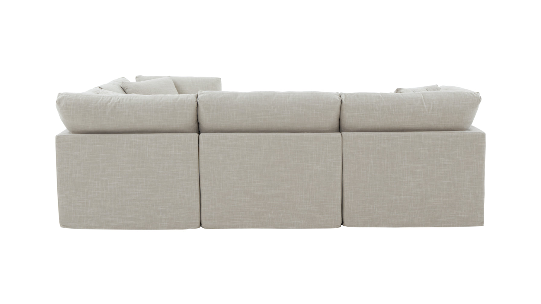 Get Together™ 4-Piece Modular Sectional Closed, Standard, Light Pebble - Image 6