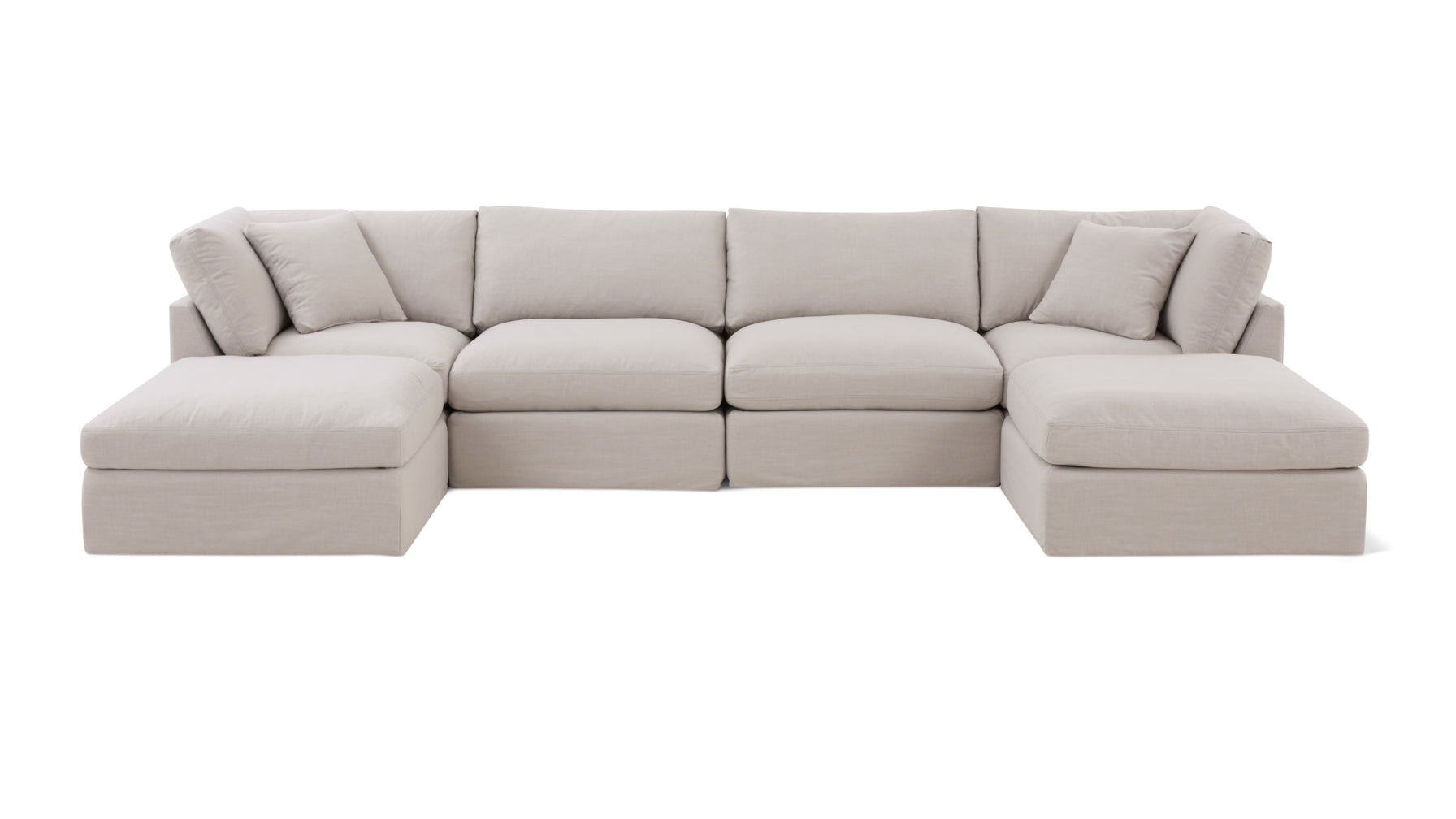 Get Together™ 6-Piece Modular U-Shaped Sectional, Standard, Clay - Image 1