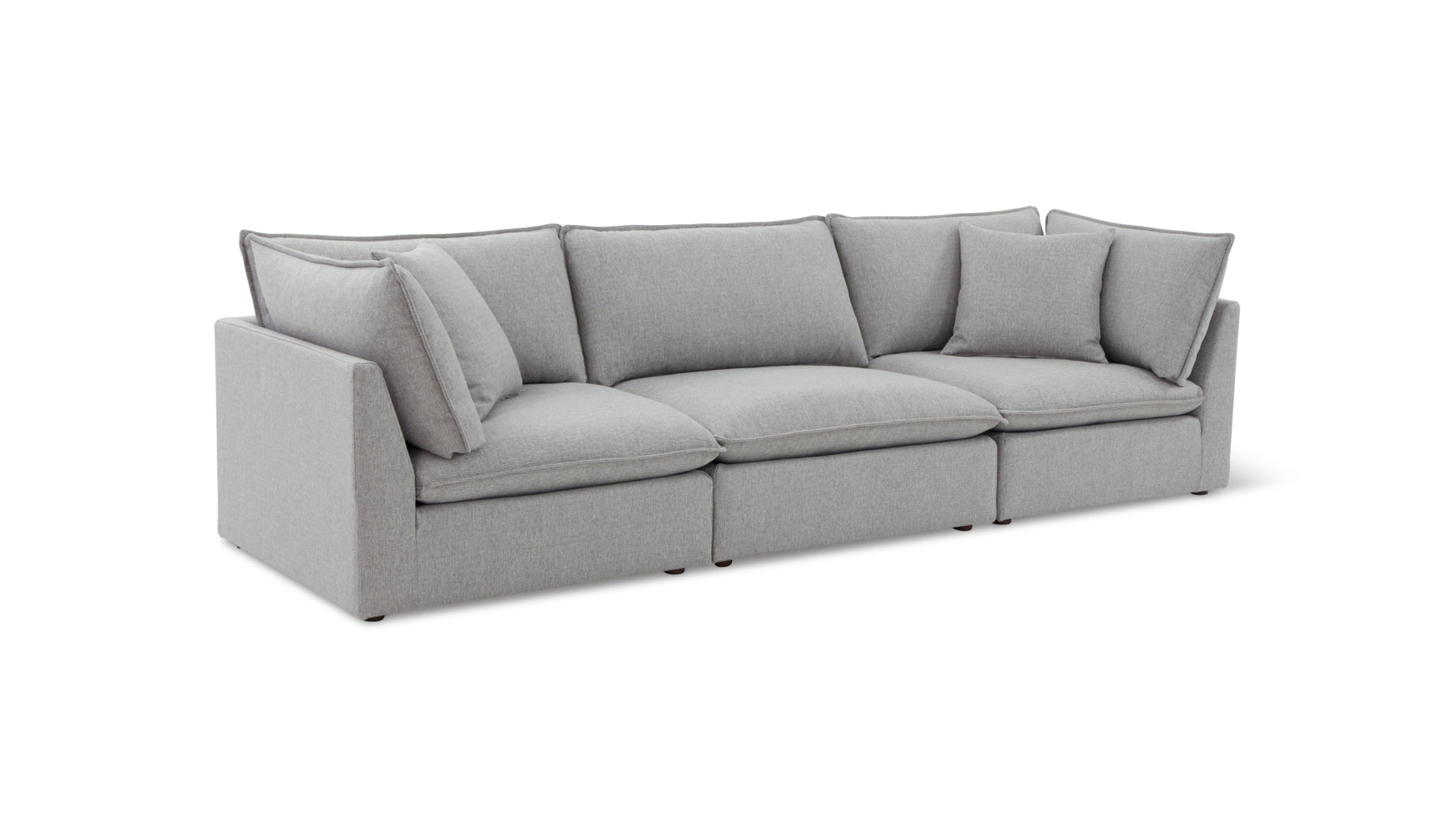 Chill Time 3-Piece Modular Sofa, Heather - Image 2