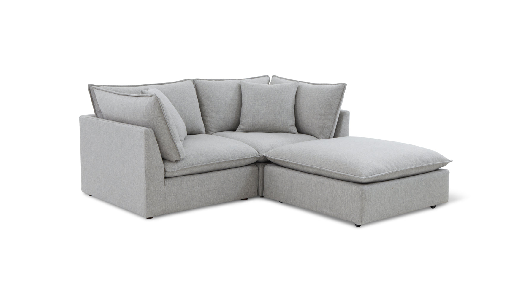 Chill Time 3-Piece Modular Sectional, Heather - Image 2