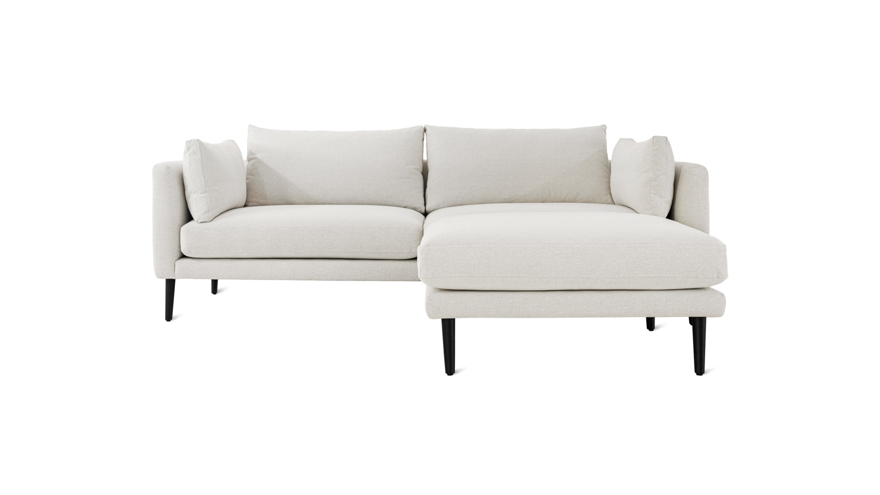 Stay A While Sectional, 2.5 Seater, Coconut - Image 1