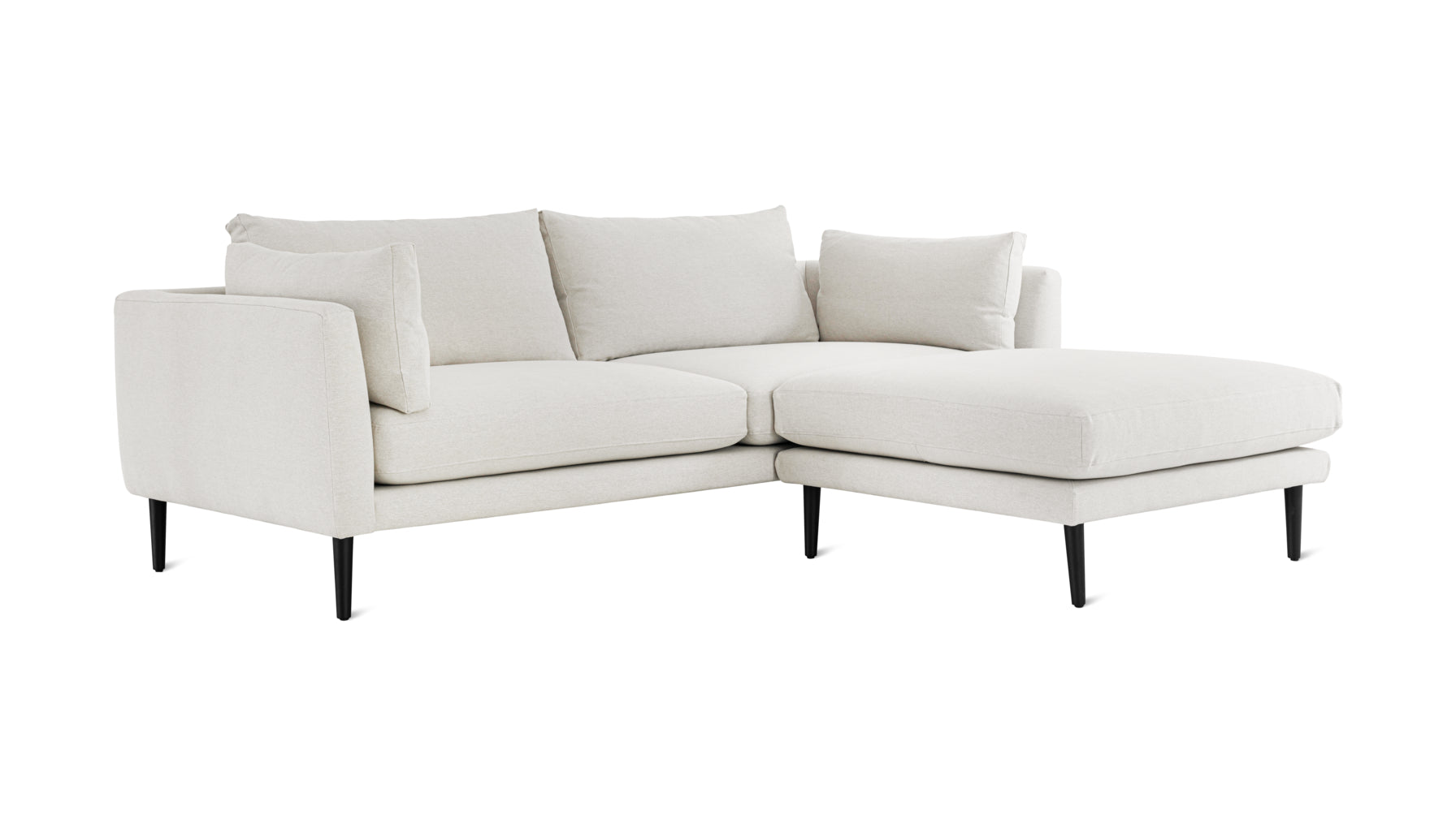 Stay A While Sectional, 2.5 Seater, Coconut - Image 4