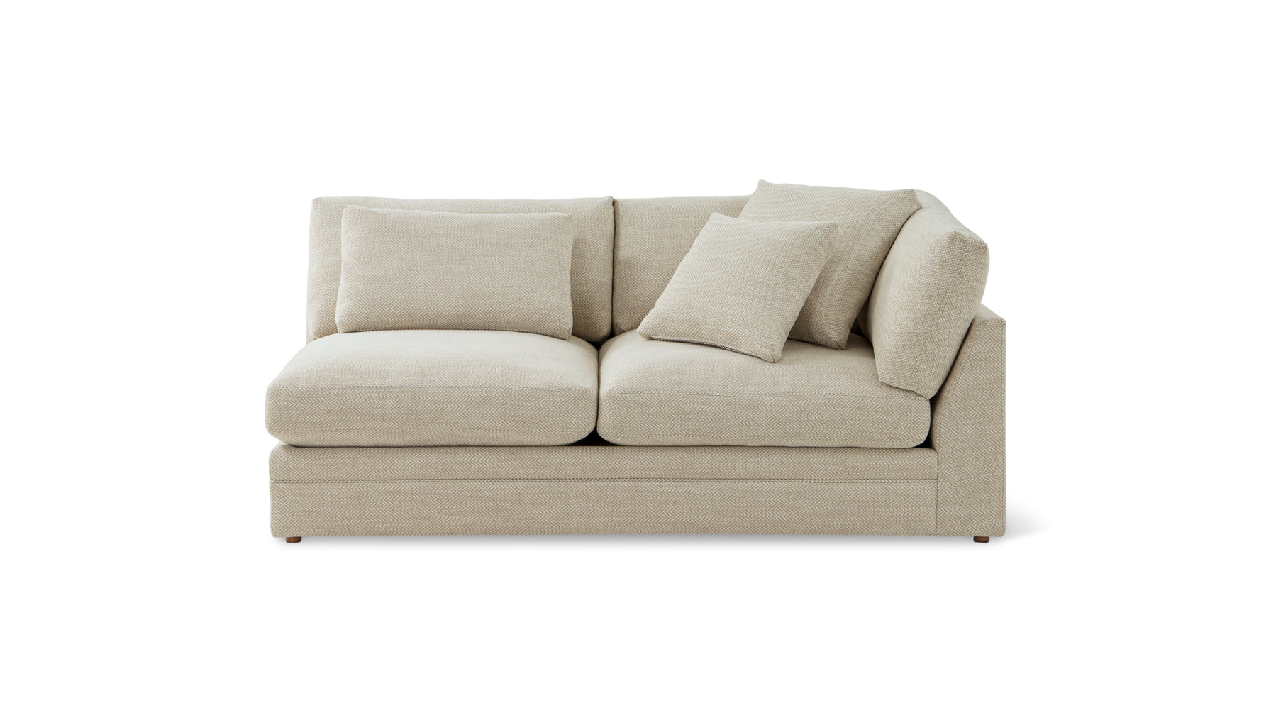 Feel Good 1-Arm Sofa, Right, Oyster - Image 1