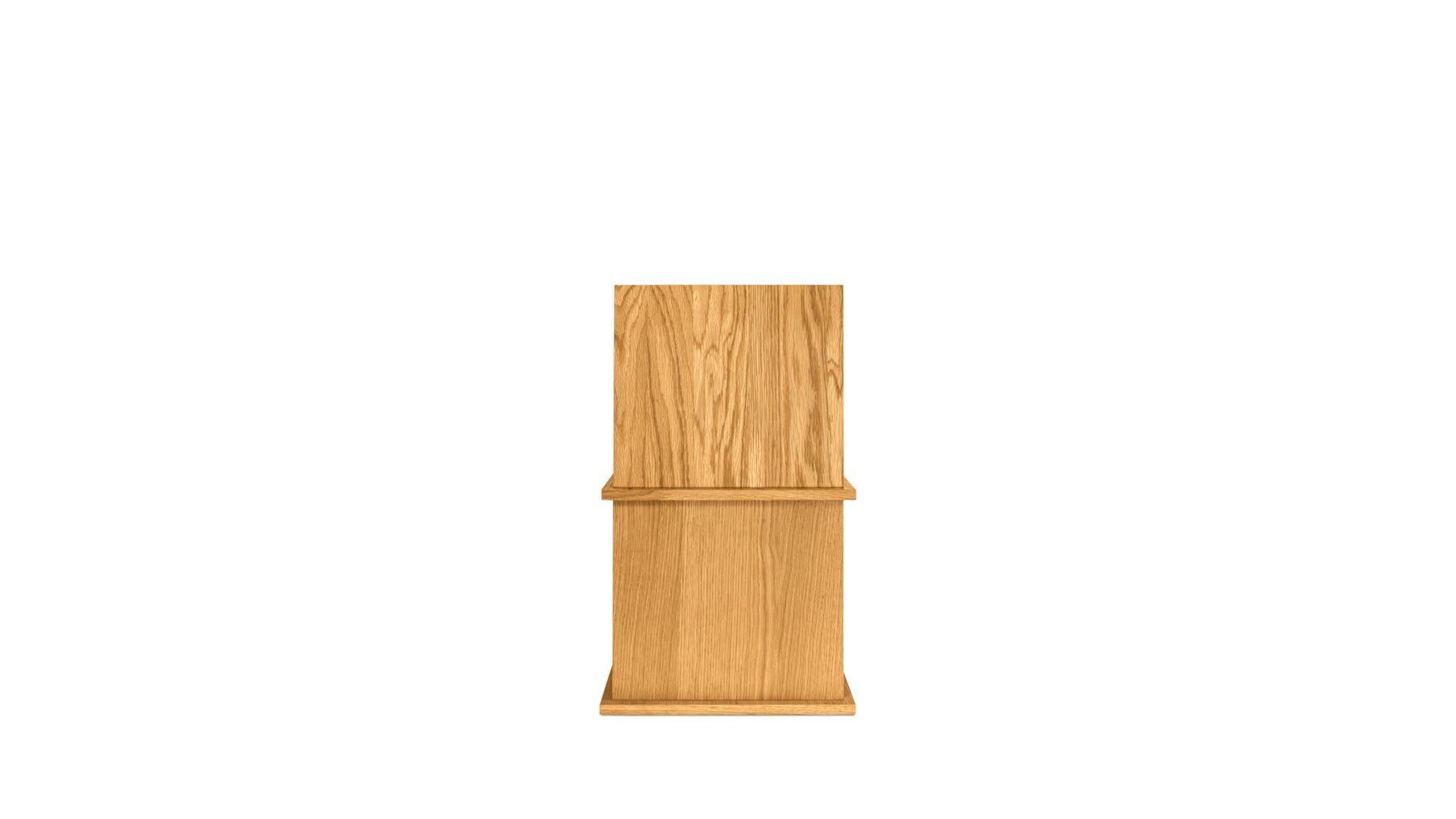 Keep Stacking Storage System 2-Piece, Closed, Oak - Image 3