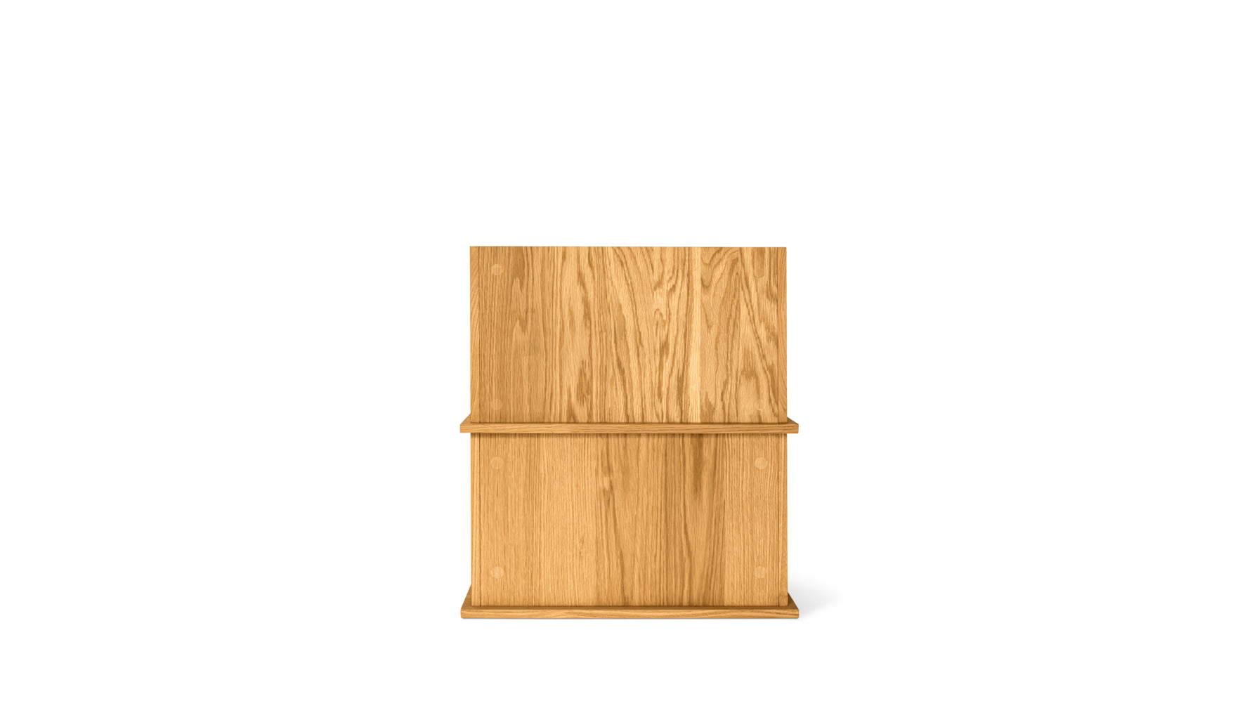 Keep Stacking Storage System 2-Piece, Closed, Oak - Image 4
