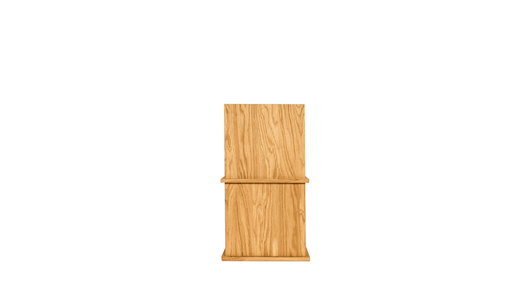 Keep Stacking Storage System 2-Piece, Open and Closed, Oak - Image 4