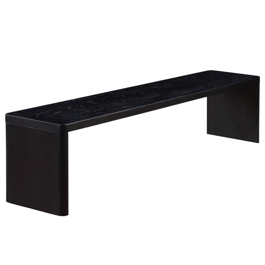 Form Bench, Seats 4, Black Oak - Image 4